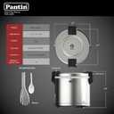 Pantin Commercial Electric Rice Warmer, Commercial Rice Warmer (Warm Function only, not a Rice Cooker) - (For Measurement Purpose: 50 Cup Raw/100 Cup Cooked) 120V, 95W, NSF, ETL Listed