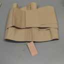 FeelinGirl Waist Trainer for Women Trimmer Belt Waist Cincher Tummy Wrap Plus Size Body Shaper (One Size, Beige)