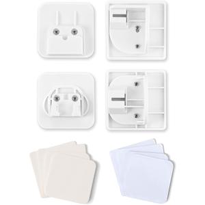 Ycozy Punch-Free Accessories 4-Pack, only for Retractable Baby Gate SG018, No Drilling Accessories Including Two Types of Adhesive Tapes