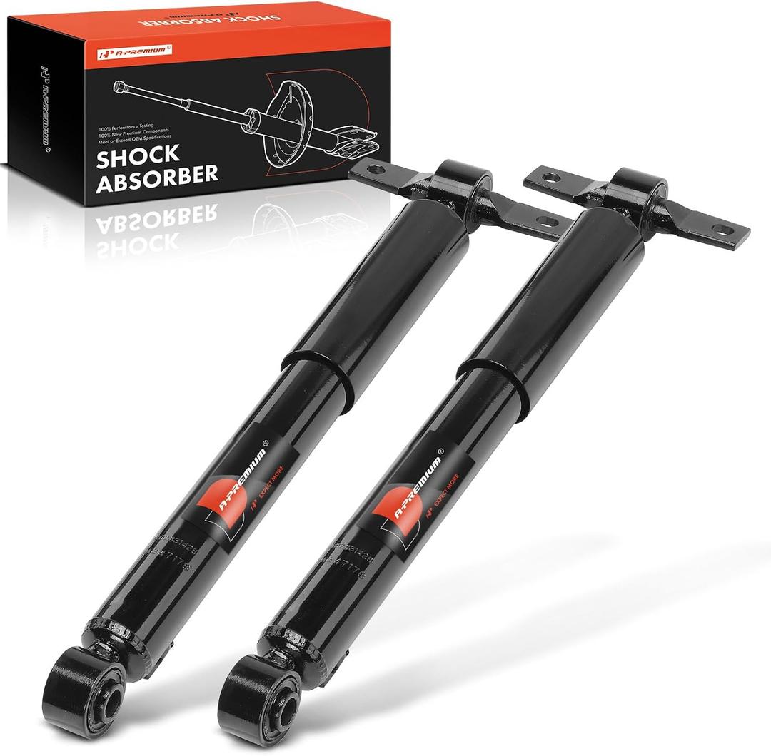A-Premium Rear Shock Absorbers, Set of 2 - Compatible with Kia