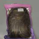 Clip in Synthetic Hair Extensions Long Wavy 4PCS Thick Hairpieces Blonde Highlighted Medium Brown Fiber Double Weft Natural Hair Extensions 20 Inch for Women (4pcs, 20Inch, 86H10#)