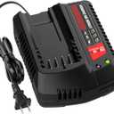 Powilling CMCB104 Replace for Craftsman V20 Battery Charger, Compatible with Craftsman 20V Max Lithium Battery CMCB202 CMCB204 CMCB201 CMCB206 CMCB209