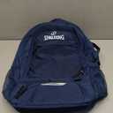 Spalding Basketball Backpack Sports Bag | Large Black Backpack with Shoe and Ball Compartment | Gifts for Basketball Players (Blue)