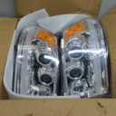 Partsam Full LED Headlights Assembly Chrome Compatible with 2009-2018 Ram 1500 2500 3500, DOT Approved Dual Projector Pair with Start Animation DRL Sequential Turn Signal Hi/Low Beam 6500K IP67