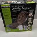 Presto 03510 Ceramic FlipSide Belgian Waffle Maker, Nonstick, Cool Touch Handles, Black