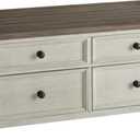 Signature Design by Ashley Bolanburg Lift-Top Coffee Table with Storage Two-Tone Rustic Farmhouse Cocktail Table  Brown/White