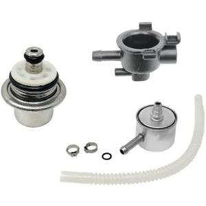 58PSI Fuel Pressure Regulator with housing + fuel filter For Harley Davidson Replaces 27408-01, 61001-01, & 62373-01