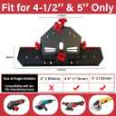 45 Degree Tile Chamfering Tool, Angle Grinder Tool for Tile Chamfering, Tile Cutting Tools ONLY for 4-1/2 & 5 Angle Grinder