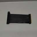 Okinos PCIE 5.0 Riser Cables, 64GB/s for RTX5090 RX9070 GPU, PCIe Extension Card, Backward Compatible with PCIe 4.0 & 3.0, 200mm Black