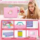 Friendship Bracelet Making Kit for Girls,Quick Maker DIY Arts and Crafts Toys, Best Christmas & Birthday Gifts for 6-12 Year Old Girls (Pink)