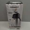 Airpot Coffee Dispenser Thermal with Pump, 3L/102 Oz Insulated Stainless Steel Large Airpot Coffee Carafe Lever Action for Hot/Cold Water,Thermal Carafe for Hot Cocoa for Parties (101.4 Ounces)