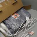 Heated Blanket Electric Throw, UltraCozy Premium Flannel & Sherpa, Fast Even Heat Distribution & Stable Temp, 18H AutoOff, 8 Temps (86125.6F), Overheat Protection, Ideal Gifts for Grandma (Grey)