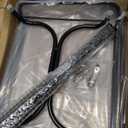 Outdoor Trash Bag Holder Metal Garden Trash Bag Holder for Yard Waste Stand Holds 30-45 Gallons Leaf Bag Holder with 4 Clips for Leaves Camping Lawn Party Weeding Yard Gardening1pcs+4clips