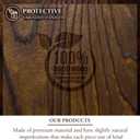 MyGift Baseball Cap Storage Holder Organizer Wall Mount, Hat Rack Shelf, Floating Shelf with 10 S-Hook Hanger, Entryway Shelf Tray, Urban Industrial Burnt Solid Wood and Black Metal