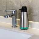 AIKE 15fl.oz Stainless Steel Liquid Soap Dispenser for Dish and Hand Soap