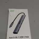 Acer 10 Gbps USB C Hub, USBC Splitter with 4*USB C 3.2 and 100W PD Port, Fast Transfer Type-C Multiport Adapter Compatible with MacBook Pro/M2/M1, iPad, Surface Pro, XPSNo Video Output