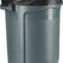 55-60 Gallon Trash Bags Heavy Duty - Bulk 150 Pack Large Garbage Bags - Big Black Commercial Trash Can Liners - Made In USA