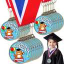Kenning 20 Pcs Metal Kindergarten Graduation Award Medals for Kids 2'' Preschool Award Medallion with Neck Ribbon Congrats Graduation Gifts for Pre-K School Student Party Favor Supplies