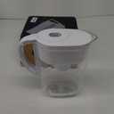 Brita Metro Water Filter Pitcher with SmartLight Change Indicator, BPA-Free, Replaces 1,800 Plastic Water Bottles a Year, Lasts Two Months, Includes 1 Filter, Small - 6-Cup Capacity, White