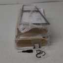 Fruit Basket for Kitchen Countertop, 2 Tier Fruit Bowl with 3 Banana Hangers, Large Capacity Fruit Stand Storage Holder, Wooden Basket for Fruit Vegetables Snack, Kitchen Organizer Decor (Natural)