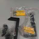 LaLaGreen Deck Railing Planter Outdoor (48 Inch, 2 Pack) Extra Large Metal Wall Hanging Planters with Coco Liner Black Rectangular Window Boxes Plant Bracket Holder Garden Rail Fence Balcony Patio