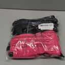 Cooraby 2 Pairs Kids Snow Ski Gloves Winter Waterproof Warm Gloves for Boys Girls Cold Weather Outdoor (3-6 Years, Black, Hot Pink)