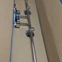 Bathroom Vanity Light, 4-Light Bathroom Light Fixtures Over Mirror, Traditional Vanity Lights for Living Room, Milk White Bell Glass Shades, Standard E26 Base, Polished Nickel