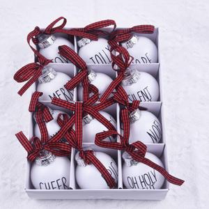 Christmas Ornaments Christmas Tree Christmas Balls Hanging Decoration, 12pcs Shatterproof Bow Christmas Balls Christmas Tree Decoration (White.)