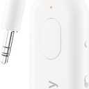 Twelve South AirFly Pro | Bluetooth Wireless Transmitter/Receiver Adapter for 2 Headphones, Audio Sharing, Compatible with 3.5mm aux Jack for Airplanes, TV, Gym, Stereo, and Travel, 25+ Hr Battery (White)