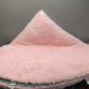 Pink Round Rugs for Bedroom - Machine Washable, 8x8 Feet Circle Area Rugs for Living Room, Soft and Fluffy Shaggy Carpet for Teen Girls and Boys, Dorms, Nursery Rooms, Home Decor Aesthetic