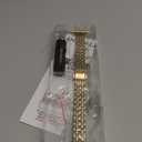 WINGLE for Gold Apple Watch Band and Case Women 40mm SE 3/2/1 Series 6 5 4, Butterfly Sparkle Diamond Metal Bands Rhinestone Crystal Bracelet iWatch Jewelry Chain with Bling Screen Protector, 40 mm