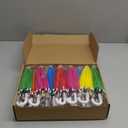 Jenaai 24 Pcs 10.8 Inch Multicolor Mini Umbrellas for Decorations Small Colorful Rainy Umbrella Decorations Miniature for Dolls Home Decor Accessories (Cute Style)