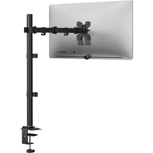 WALI Monitor Arm Mount for Desk, Single Extra Tall Computer Desk Mount, Monitor Bracket Mount Stand Single, up to 32 inch, 22 lbs (M001XL), Black