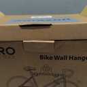 PRO BIKE TOOL Bike Rack Garage Wall Mount - Durable Alloy Bicycle Storage System with Adjustable Hook Hanger for Indoor Use - Ideal for Road, MTB, and Hybrid Bikes - Holds Up to 48.5 lbs, Black