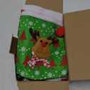 12Pcs Christmas Gift Doll Bags with Drawstring, 5.5x7in 3D Christmas Goody Gift Bags Small Fabric Xmas Candy Bags, Burlap Treat Bags Christmas Gift Wrapping Bags Holiday Party Favors Decor Santa Sacks (Shiny Red & Green)