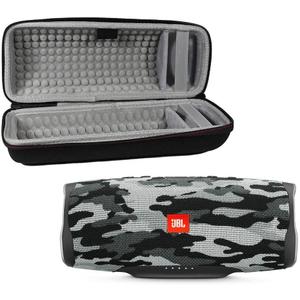 JBL Charge 4 Waterproof Wireless Bluetooth Speaker with Hardshell Case (Black Camo)