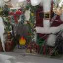 Kurt S. Adler 17 Inch Battery Operated Kringle Klaus LED Fireplace Mantle