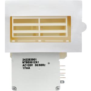 242303001 Refrigerator Damper Assembly Air Damper Control Assembly Compatible with Frigidaire Compatible with Crosley White replaces 3016452 AP5788340 PS8746718 EAP8746718 Fits DFH, FFE, FFH, FFS, LFS