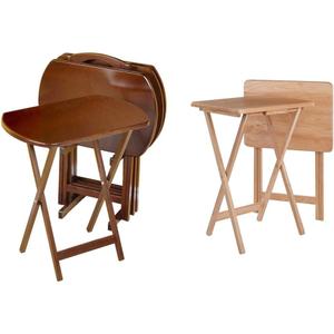 Winsome Wood TV Tray and Snack Table Set