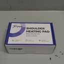 Cordless Shoulder Heating Pad, Heated Shoulder Brace for Rotator Cuff Frozen, 3 Heat Levels, 3000mAh Rechargeable Battery, Shoulder Wrap for Pain Relief Deep Tissue for Men Women (Black)