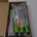 WORKPRO 6-Piece Garden Tool Set, Heavy Duty Gardening Hand Tools with Soft Rubber Handle, Including Trowel, Rakes, 2-in-1 Hoe and Crack Weeder, Ideal Gardening Gifts for Men and Women