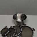 EleganceEssentials Stainless steel food storage containers leak proof & airtight lids for Kitchen,stainless steel bowl,meal prep lunch box,freezer and microwave safe (Only 4-piece)