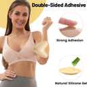 Double Sided Sticky Bra Push Up,Bra Inserts,Adhesive Silicone Bra Pads Inserts.Medium For Cup A/B. Lage For Cup C/D.