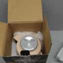 PortableAnd 34oz Double Vacuum Insulation Large Silicone French Press Coffee Maker, Metal Stainless Steel, Matte Black, Perfect for Camping, Travel, and At-Home Use (Light Gold)