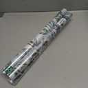 4 x Window Privacy Film with Cutting Grid, Non-Adhesive Stained Glass Window Film Decorative, Static Cling Privacy Window Film (Leaf Rainbow,17.5 X 78.7 inch)