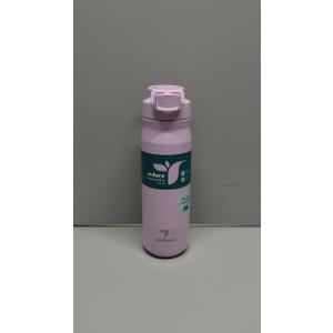 REDUCE 24 oz Hydrate Pro Stainless Steel Insulated Water Bottle - Flip Top Leak-Proof Lid, Dishwasher Safe, BPA-Free, Dual Wall Vacuum, Keeps Drinks Cold for 48 Hrs, Cup Holder Friendly