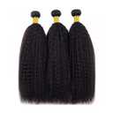 30 32 34 Inch DiexrLamx Kinky Straight Bundles Human Hair Natural Black Bundle Unprocessed Virgin Hair 3 Bundles Yaki Straight Weave