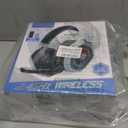 Ozeino 2.4GHz Wireless Gaming Headset for PC, Ps5, Ps4 - Lossless Audio USB & Type-C Ultra Stable Gaming Headphones with Flip Microphone, 40-Hr Battery Gamer Headset for Switch, Laptop, Mobile, Mac (Black and White)