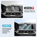 Canvcle Screen Protector for 2019-2023 BMW X5 G05/2020-2023 X6 G06/2019-2022 X7 G07, 12.3 Inch Navigation Screen Tempered Glass Touchscreen Protector Navigation Screen Cover Protective Film