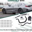 Power Steering Pump Kit with Reservoir Hoses Fits for BMW 2001-2005